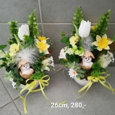 Jarní dekorace ve skořápce