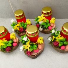 Velikonoční dekorace svíčka malá 2